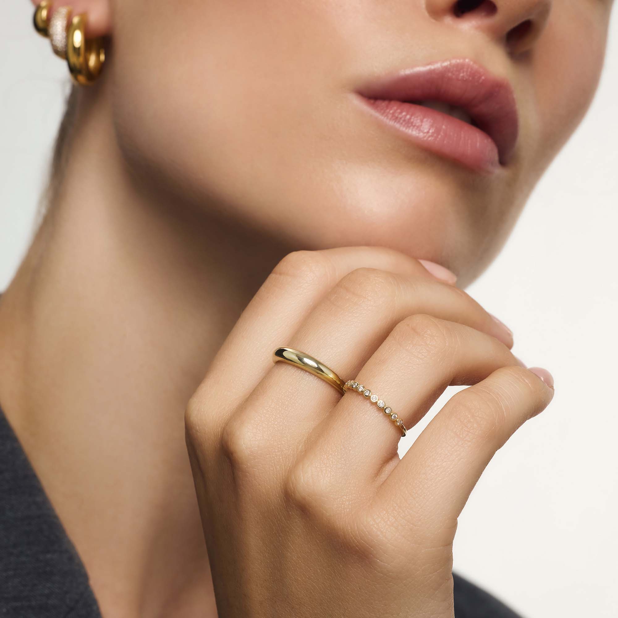 ダイヤモンドブレイサリング ゴールド 14k